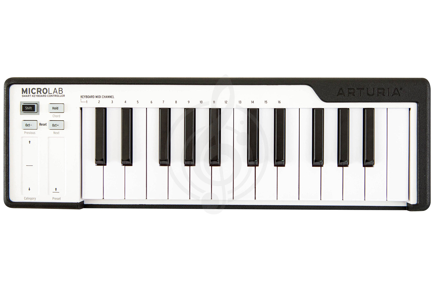 MIDI-клавиатура Arturia Microlab Black - MIDI-клавиатура, Arturia Microlab Black в магазине DominantaMusic - фото 1