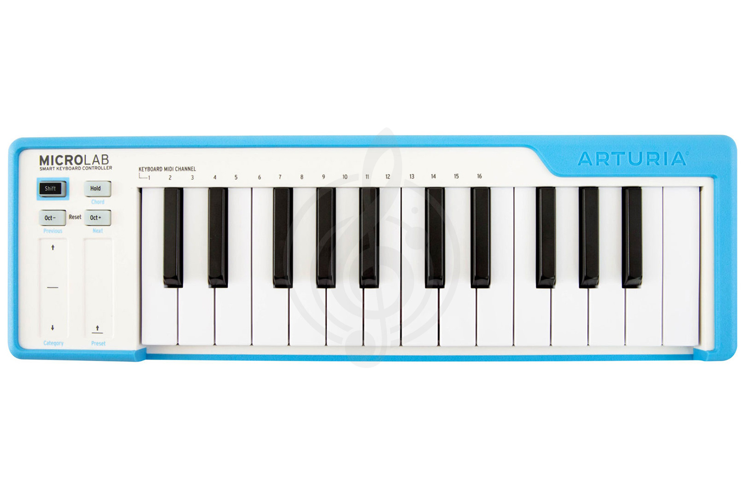 MIDI-клавиатура Arturia Microlab Blue - MIDI-клавиатура, Arturia Microlab Blue в магазине DominantaMusic - фото 1