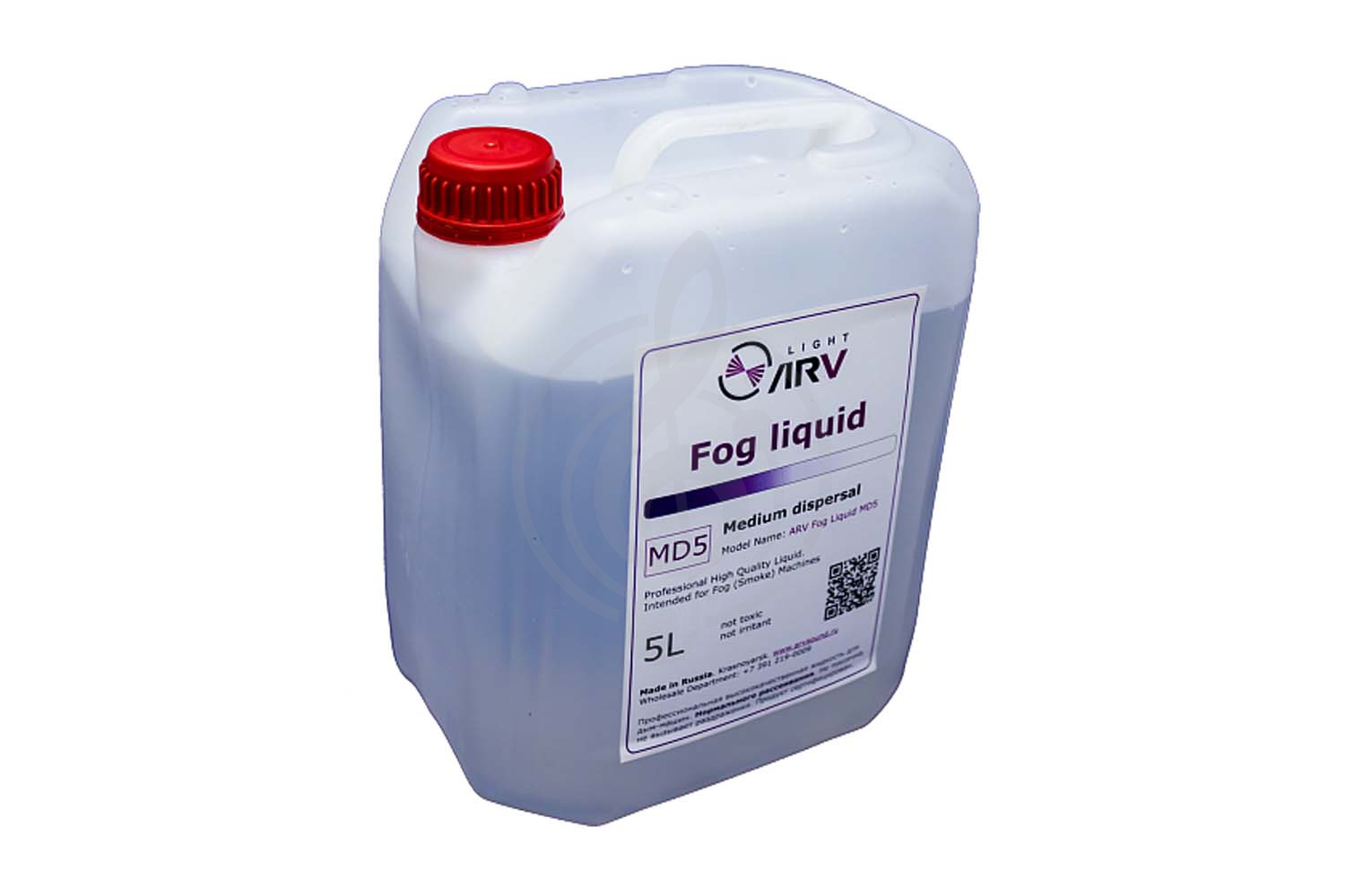 Жидкость для генератора дыма ARV Fog Liquid MD5 - Профессиональная жидкость для дым-машин, нормального рассеивания (250x190x140), ARV MD5 в магазине DominantaMusic - фото 1