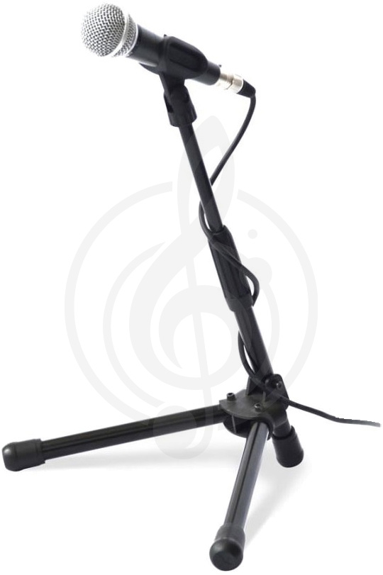 Стойка студийная Стойки студийные Athletic ATHLETIC MS-5 - Складывающаяся, универсальная настольная стойка для микрофона, высота 28-39 cм, черн MS-5 - фото 1