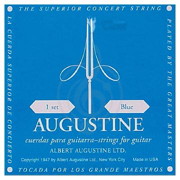 Струны для классической гитары Струны для классических гитар Augustine AUGUSTINE Classic-BLUE Комплект струн для классической гитары, 028&quot;-032&quot;-040&quot;-029&quot;-036&quot;-045&quot; Classic-BLUE - фото 1