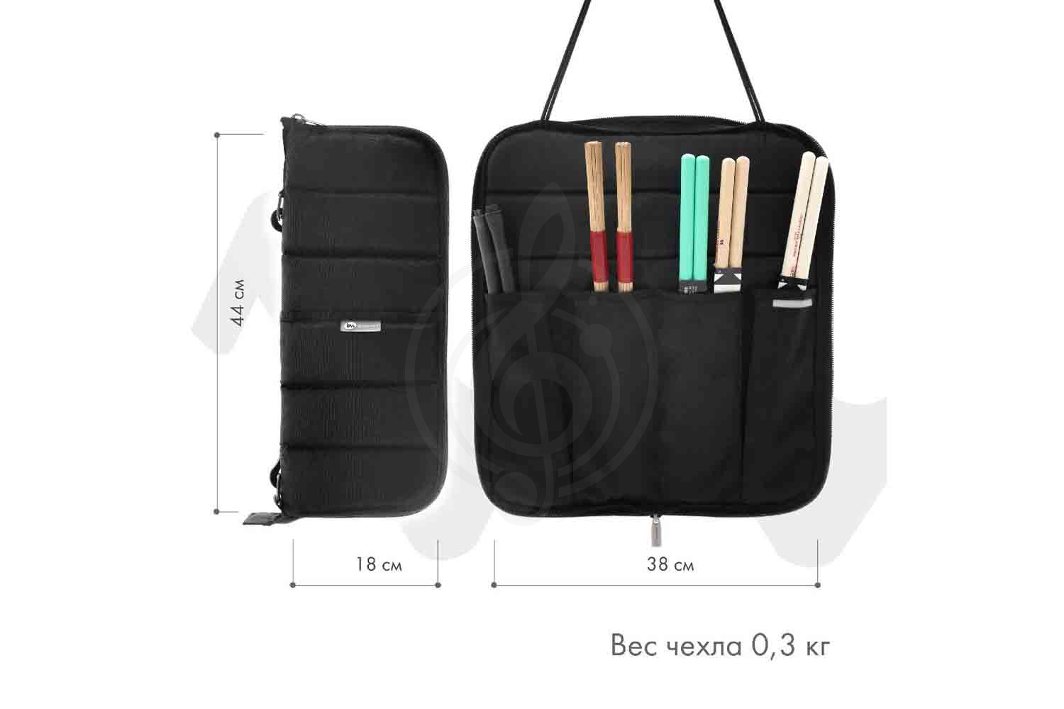Чехол для палочек BAG&music BM1217 StixBag - Чехол для барабанных палочек, BAG&music BM1217 StixBag в магазине Доминанта мьюзик - фото 16