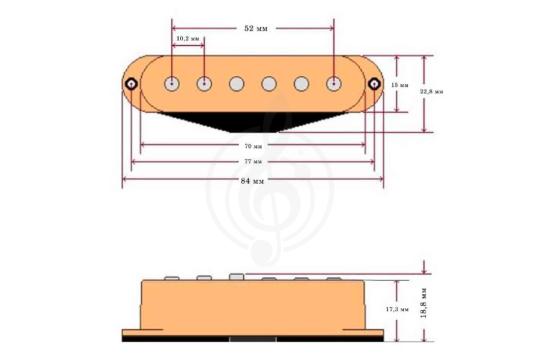 Звукосниматель для электрогитары Bagdasar guitars BGP401B True Vintage Stratocaster - Звукосниматель магнитный,  BGP401B в магазине DominantaMusic - фото 7