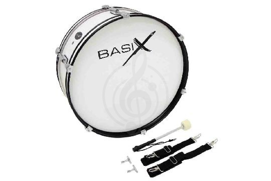 Маршевый барабан BASIX Junior Bass Drum 22х7" - Маршевый бас барабан , BASIX Junior Bass Drum 22х7" в магазине DominantaMusic - фото 1