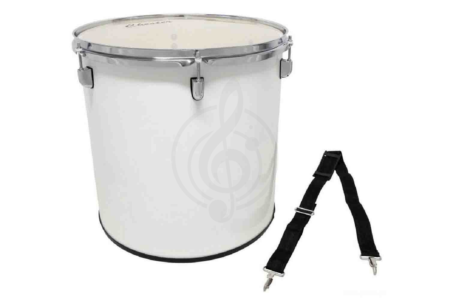 Маршевый барабан BASIX Surdo - Барабан маршевый сурдо с ремнем, белый, BASIX Surdo в магазине DominantaMusic - фото 1