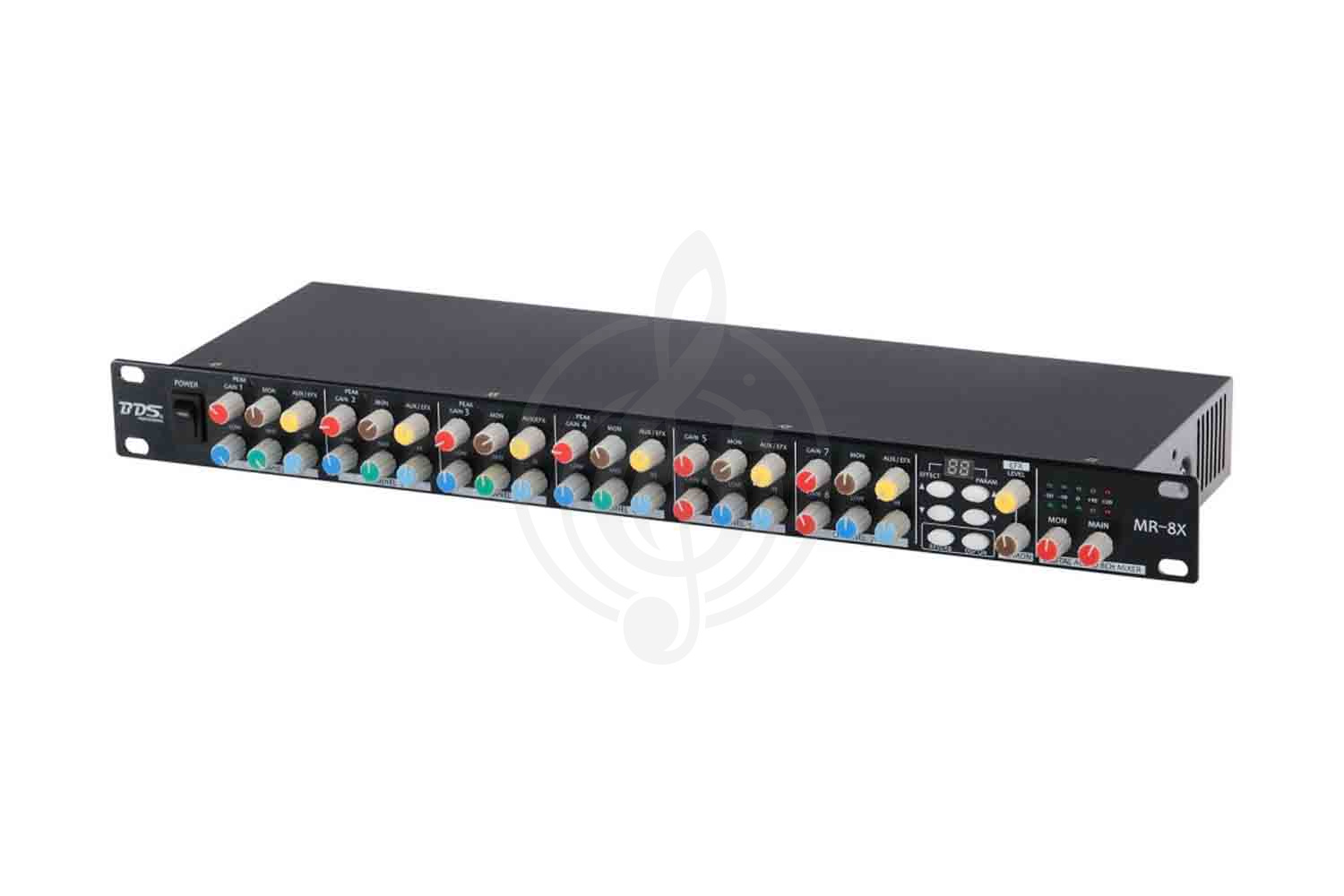 Аналоговый микшер BDS MR-8X - Микшер рэковый, 8 каналов, BDS MR-8X в магазине Доминанта мьюзик - фото 1