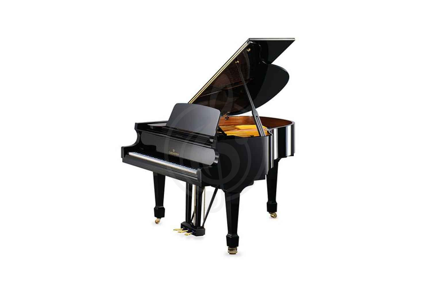 Акустический рояль Bechstein B 160 BLP CHR - Рояль акустический черный, полированный, отделка хром, Bechstein B 160 BLP CHR в магазине DominantaMusic - фото 1
