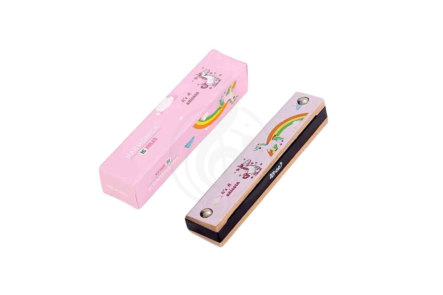 Диатоническая губная гармошка BEE DF16W PINK - Гармошка губная тремоло,  DF16W PINK в магазине DominantaMusic - фото 5