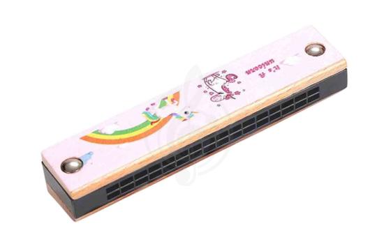 Диатоническая губная гармошка BEE DF16W PINK - Гармошка губная тремоло,  DF16W PINK в магазине DominantaMusic - фото 3