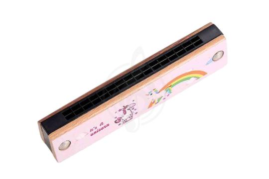 Диатоническая губная гармошка BEE DF16W PINK - Гармошка губная тремоло,  DF16W PINK в магазине DominantaMusic - фото 4
