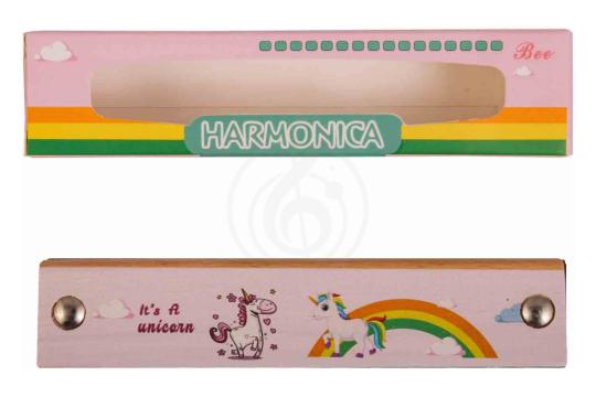 Диатоническая губная гармошка BEE DF16W PINK - Гармошка губная тремоло,  DF16W PINK в магазине DominantaMusic - фото 9