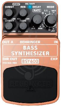 Изображение Behringer BSY600 BASS SYNTHTSIZER - Педаль эффектов cинтезатор  для бас-гитар.