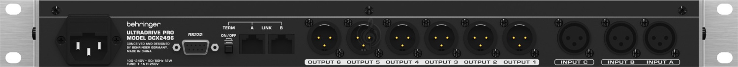 Аудиопроцессор Аудиопроцессоры Behringer Behringer DCX2496 ULTRA-DRIVE PRO DCX2496-EU - фото 3