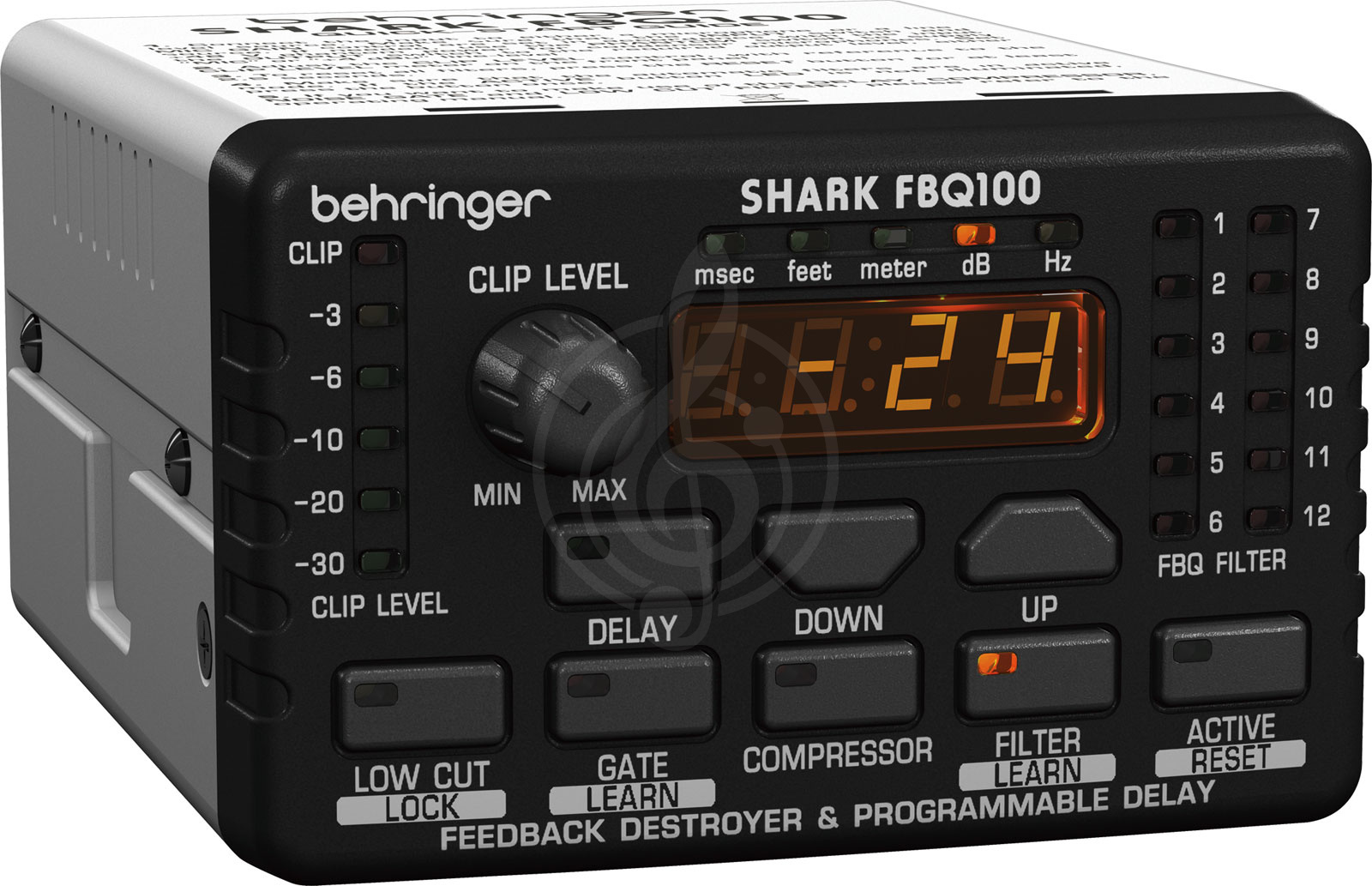 Подавитель обратной связи Подавители обратной связи Behringer Behringer FBQ100 SHARK подавитель обратной связи  FBQ100  SHARK - фото 1