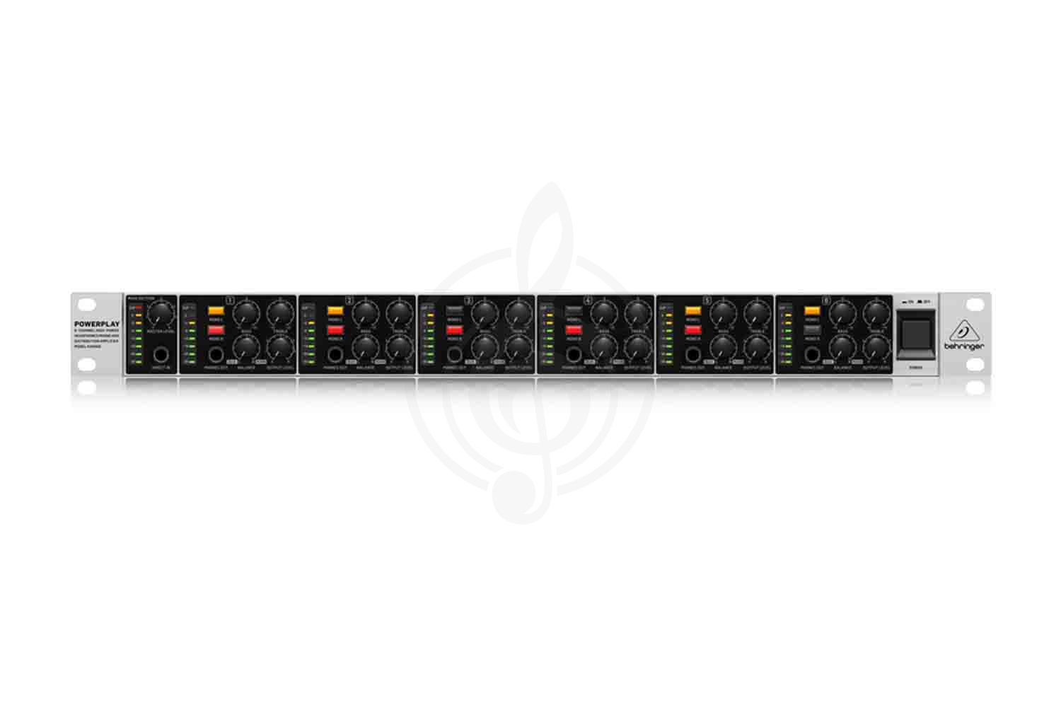 Предусилитель для наушников Behringer HA6000 6-канальный микшер-усилитель для наушников, Behringer HA6000 в магазине DominantaMusic - фото 3