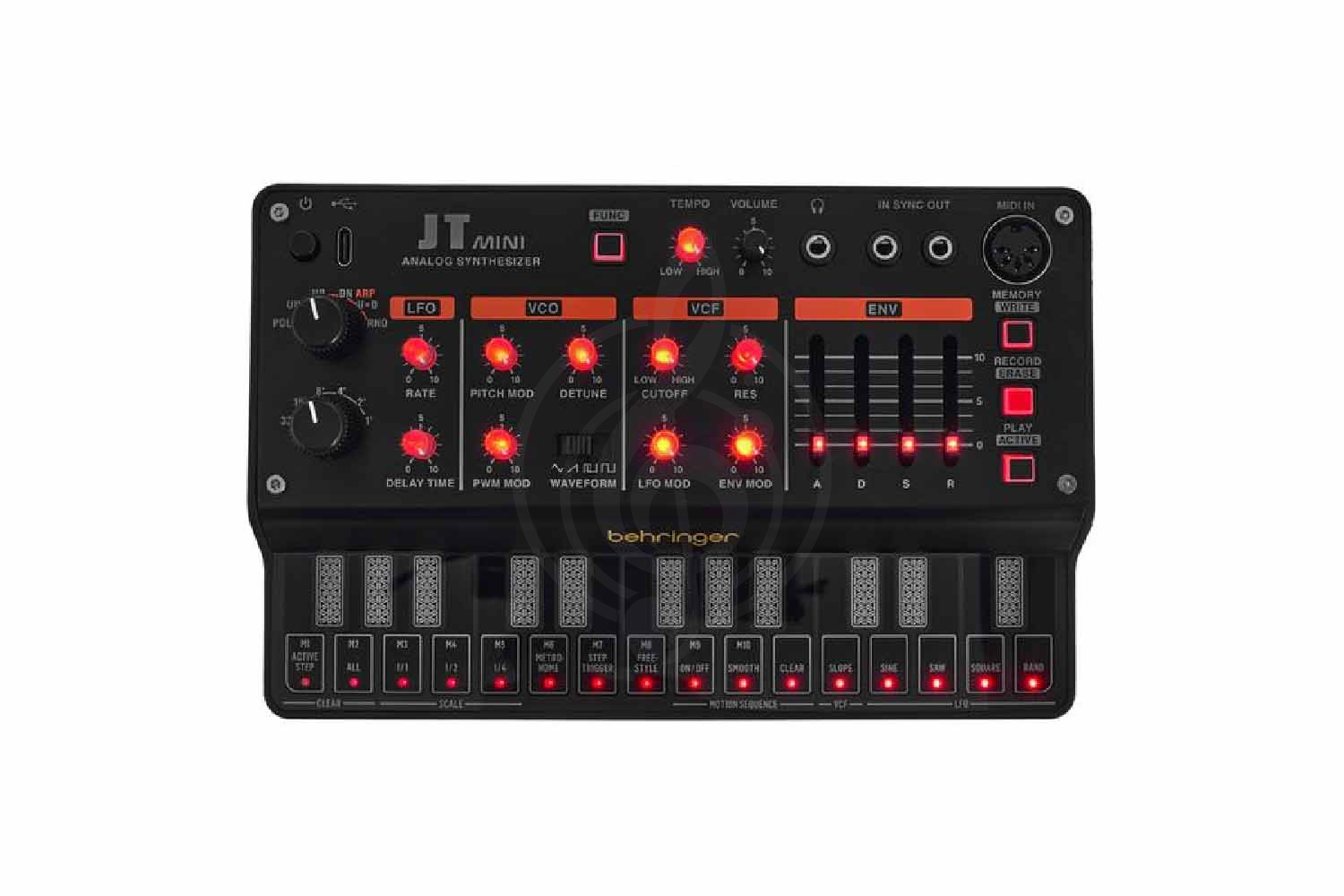 Аналоговый синтезатор BEHRINGER JT MINI - Синтезатор аналоговый, Behringer JT MINI в магазине Доминанта мьюзик - фото 6