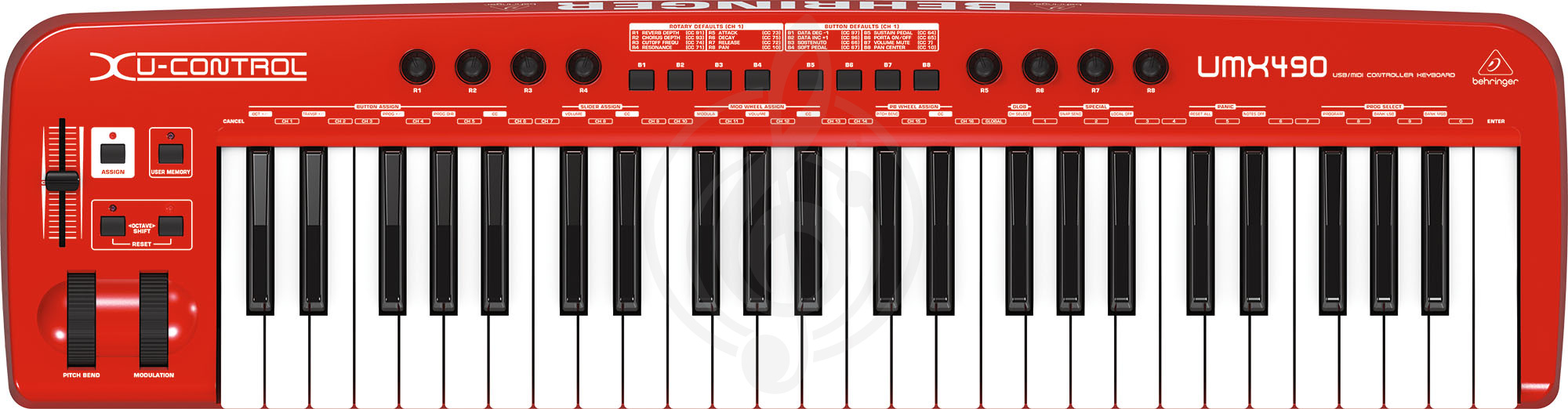 MIDI-клавиатура Миди-клавиатуры Behringer BEHRINGER UMX490 U-CONTROL - Миди-клавиатура UMX490 U-CONTROL - фото 1