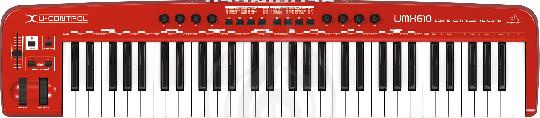 Изображение MIDI-клавиатура Behringer UMX610 U-CONTROL