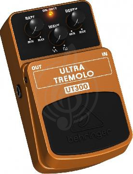 Изображение BEHRINGER UT300 ULTRA TREMOLO - Педаль эффектов тремоло для гитар, бас-гитар и клавишных.