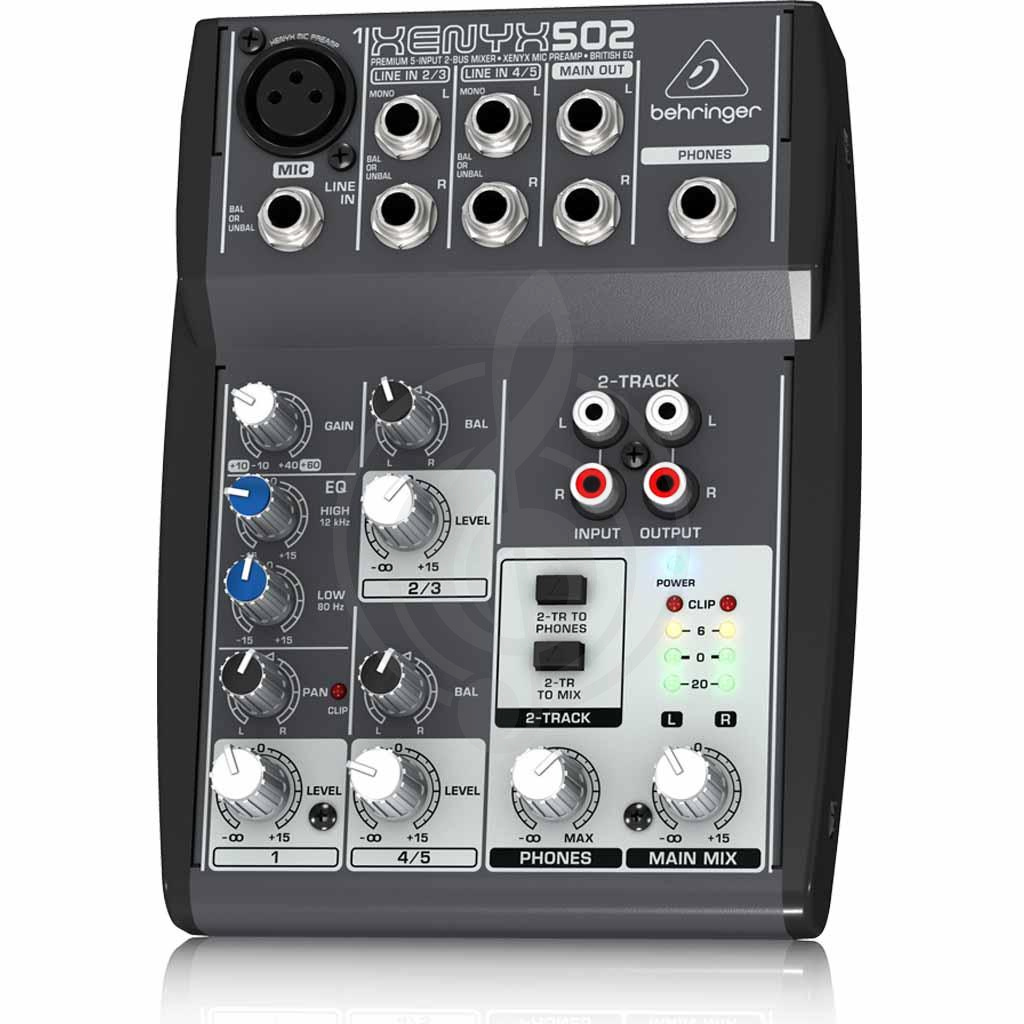 Аналоговый микшер Аналоговый микшер Behringer Behringer Xenyx 502 - аналоговый микшер Xenyx 502 - фото 1