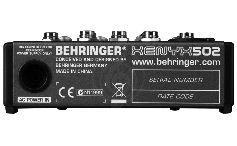 Аналоговый микшер Аналоговый микшер Behringer Behringer Xenyx 502 - аналоговый микшер Xenyx 502 - фото 3