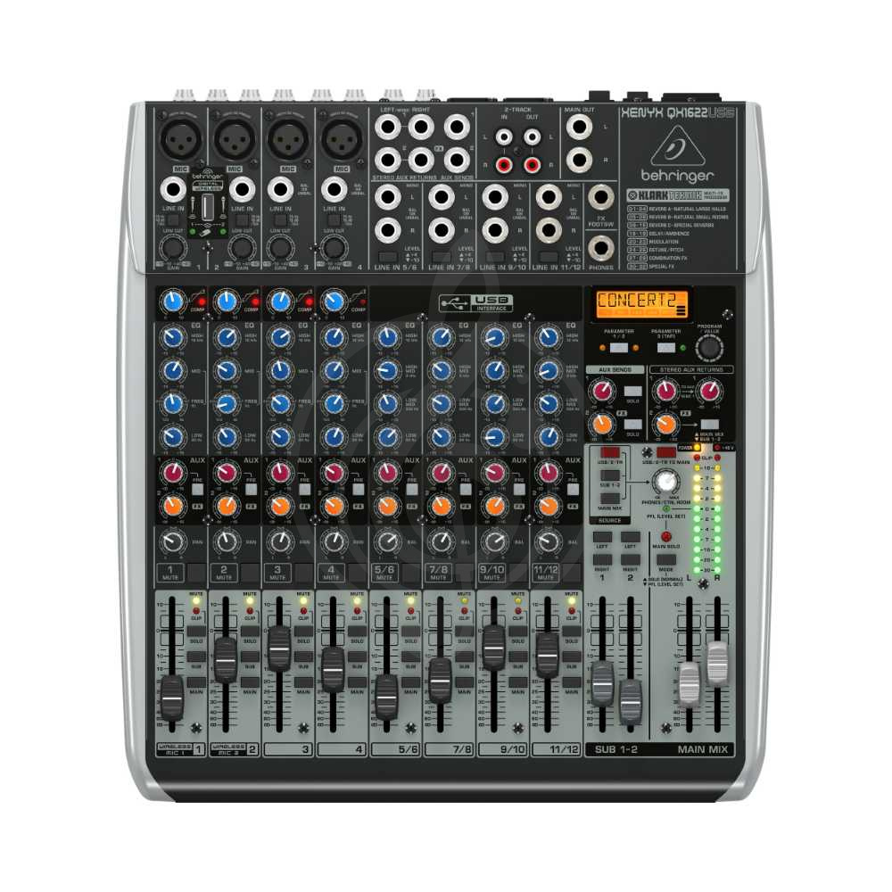 Аналоговый микшер Аналоговый микшер Behringer Behringer Xenyx QX1622USB-EU Пульт микшерный Xenyx QX1622USB - фото 1