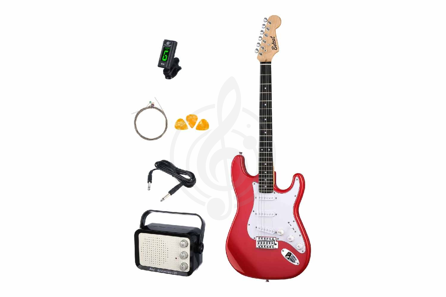 Электрогитара Stratocaster Belcat BST-KIT-RD - Комплект электрогитары, Belcat BST-KIT-RD в магазине Доминанта мьюзик - фото 1