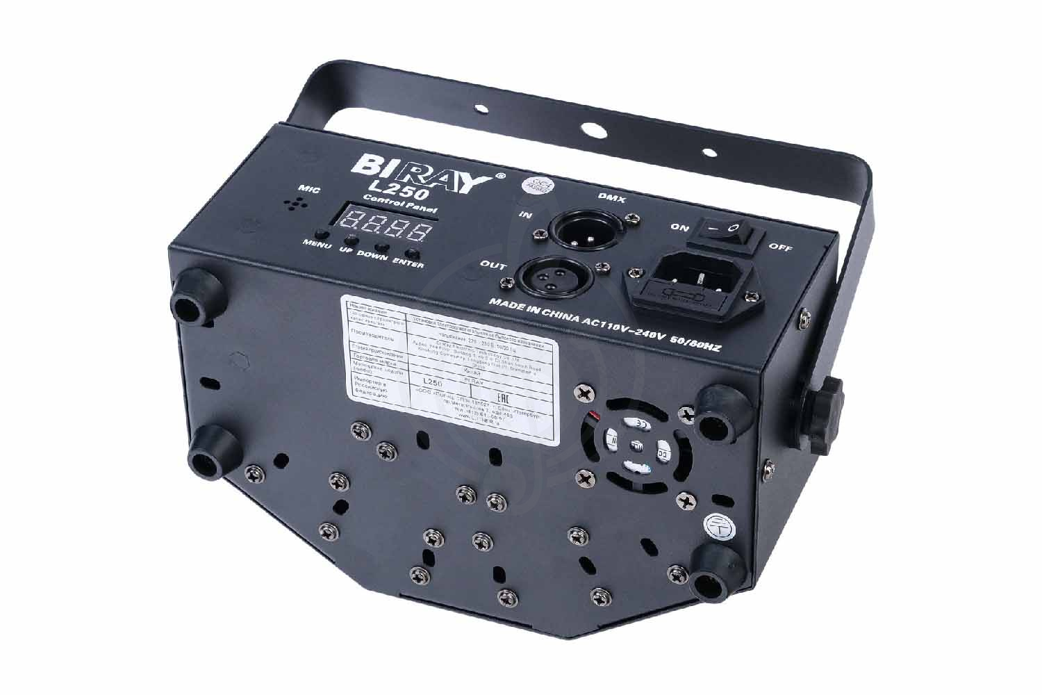Лазерный светильник Bi Ray L250MW - Лазерный проектор + RGBUV, лазер, Bi Ray L250MW в магазине Доминанта мьюзик - фото 4