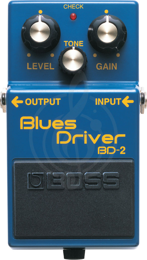 Педаль для электрогитар Педали для электрогитар Boss Boss BD-2 Педаль гитарная Blues Driver BD-2 - фото 1