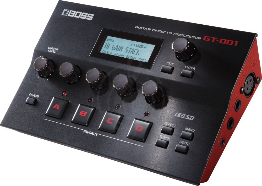 Процессор для электрогитары Гитарные эффекты Boss Boss GT-001 - Гитарный процессор настольный GT-001 - фото 4