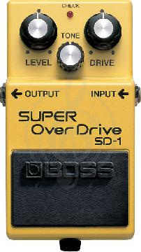 Изображение Boss SD-1(B) Super OverDrive - Эффект cупер овердрайв
