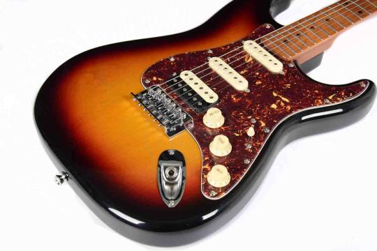 Bosstone SGP-03RN 3TS - Электрогитара - фото 4 Электрогитара Stratocaster Bosstone SGP-03RN 3TS - Электрогитара, SGP-03RN 3TS в магазине DominantaMusic - фото 4