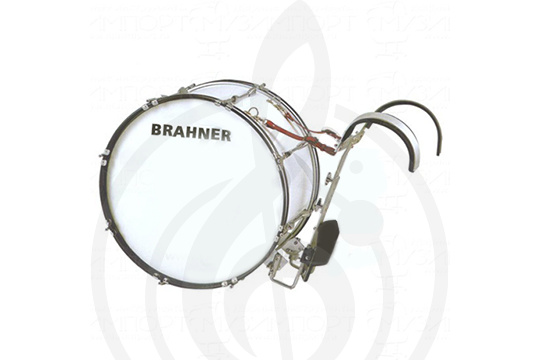 Маршевый барабан Маршевые барабаны Brahner BRAHNER MBD-2211H/WH Бас-барабан (маршевый) 22&quot;x11&quot; MBD-2211H/WH - фото 1