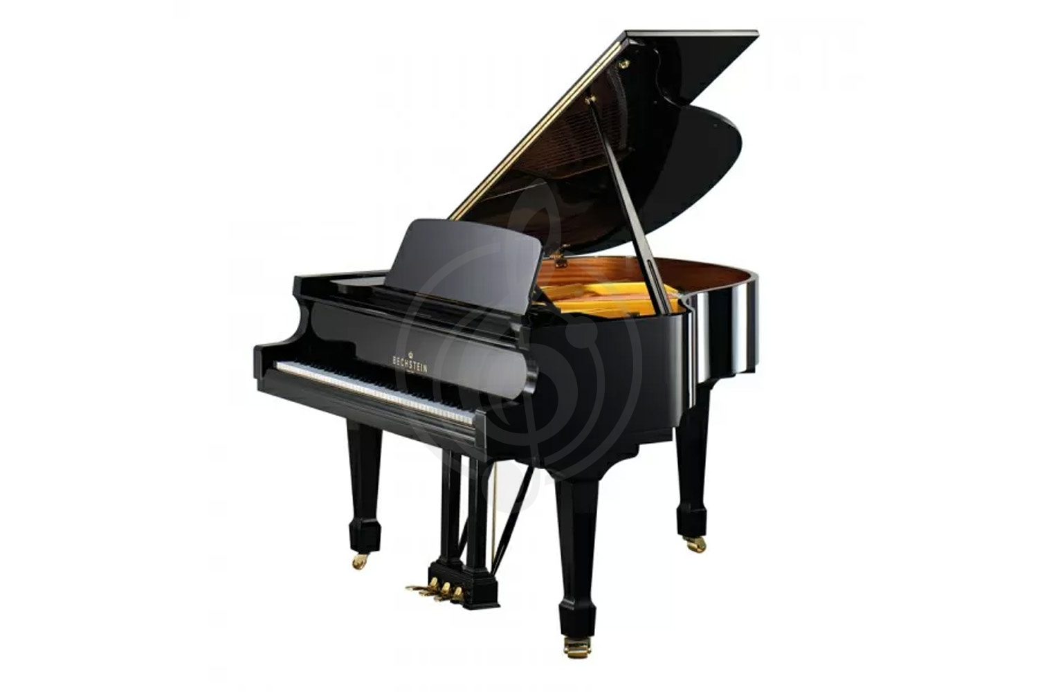 Акустический рояль Акустические рояли C. Bechstein C. Bechstein Academy A 160 -  Рояль черный, полированный A 160 BLP - фото 1