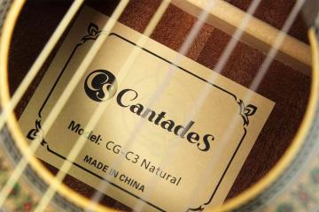 Классическая гитара 4/4 CantadeS CG-C3 Natural - Классическая гитара, CantadeS CG-C3 Natural в магазине DominantaMusic - фото 7
