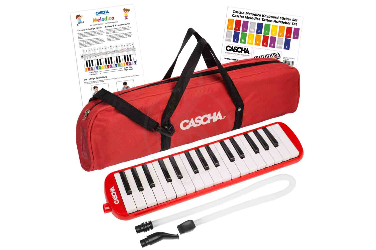Мелодика Cascha HH-2059 - Мелодика, 32 клавиши, с чехлом и мундштуком, красная, Cascha HH-2059 в магазине DominantaMusic - фото 2