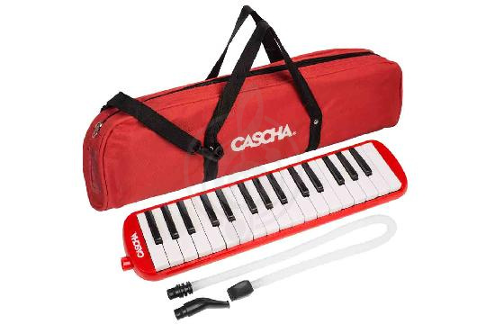 Изображение Cascha HH-2059 - Мелодика, 32 клавиши, с чехлом и мундштуком, красная