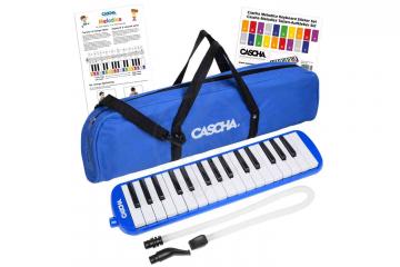 Мелодика Cascha HH-2060 - Мелодика, 32 клавиши, с чехлом и мундштуком, голубая, Cascha HH-2060 в магазине DominantaMusic - фото 2
