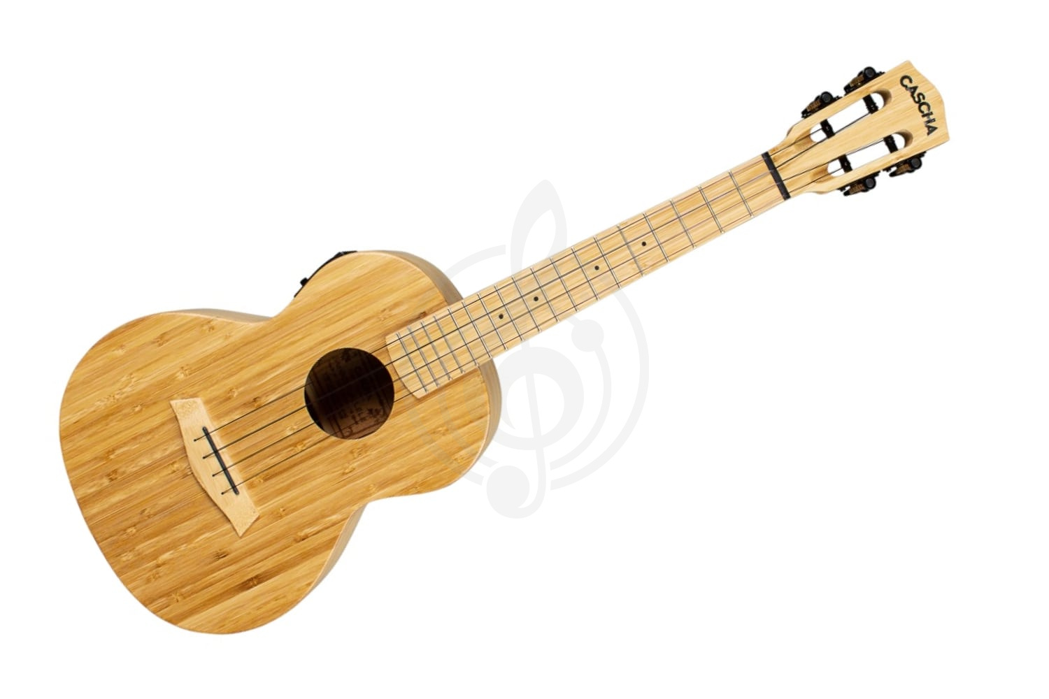 Укулеле тенор Cascha HH-2314E Bamboo Series - Укулеле тенор со звукоснимателем, Cascha HH-2314E в магазине DominantaMusic - фото 1