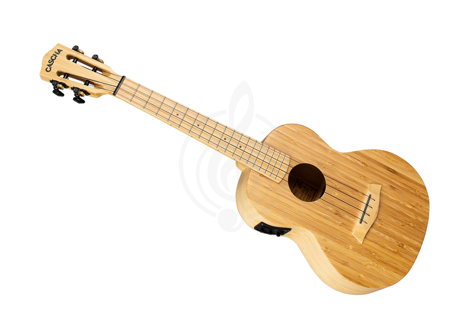 Укулеле тенор Cascha HH-2314E Bamboo Series - Укулеле тенор со звукоснимателем, Cascha HH-2314E в магазине DominantaMusic - фото 2