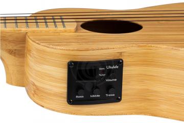 Укулеле тенор Cascha HH-2314E Bamboo Series - Укулеле тенор со звукоснимателем, Cascha HH-2314E в магазине DominantaMusic - фото 6