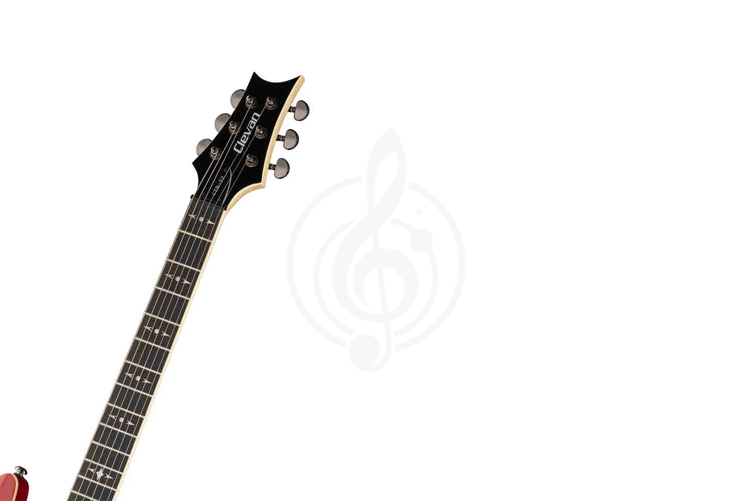 Электрогитара Stratocaster Clevan CTD-52-BCH - Электрогитара, красная, Clevan CTD-52-BCH в магазине DominantaMusic - фото 4