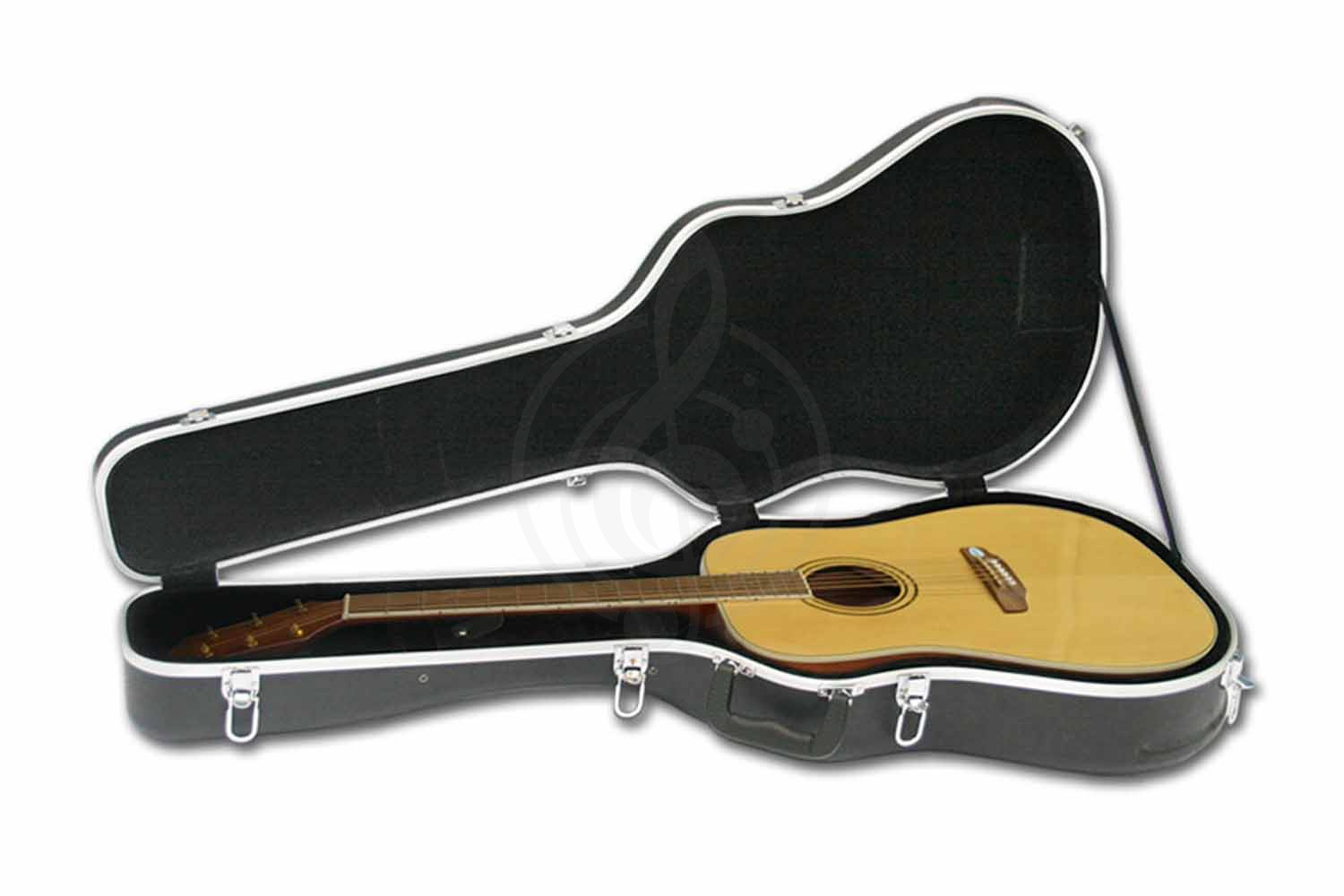Кейс для акустической гитары CNB DC60 пластиковый кейс для акустической гитары, CNB DC60 в магазине DominantaMusic - фото 2