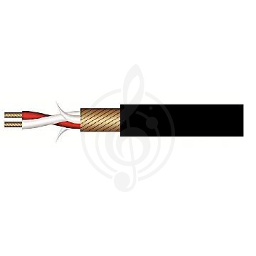Микрофонный кабель в нарезку Микрофонный кабель (м) Cordial Cordial CMK 222 микрофонный кабель 6,4 мм, черный CMK 222 - фото 1