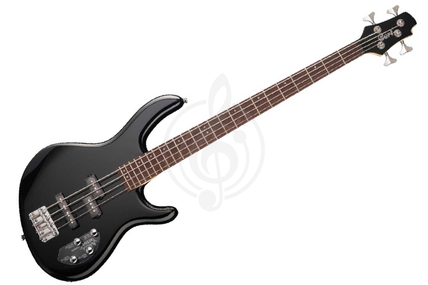 Бас-гитара Cort Action-Bass-Plus-BK Action Series - Бас-гитара, черная, Cort Action-Bass-Plus-BK  в магазине DominantaMusic - фото 1