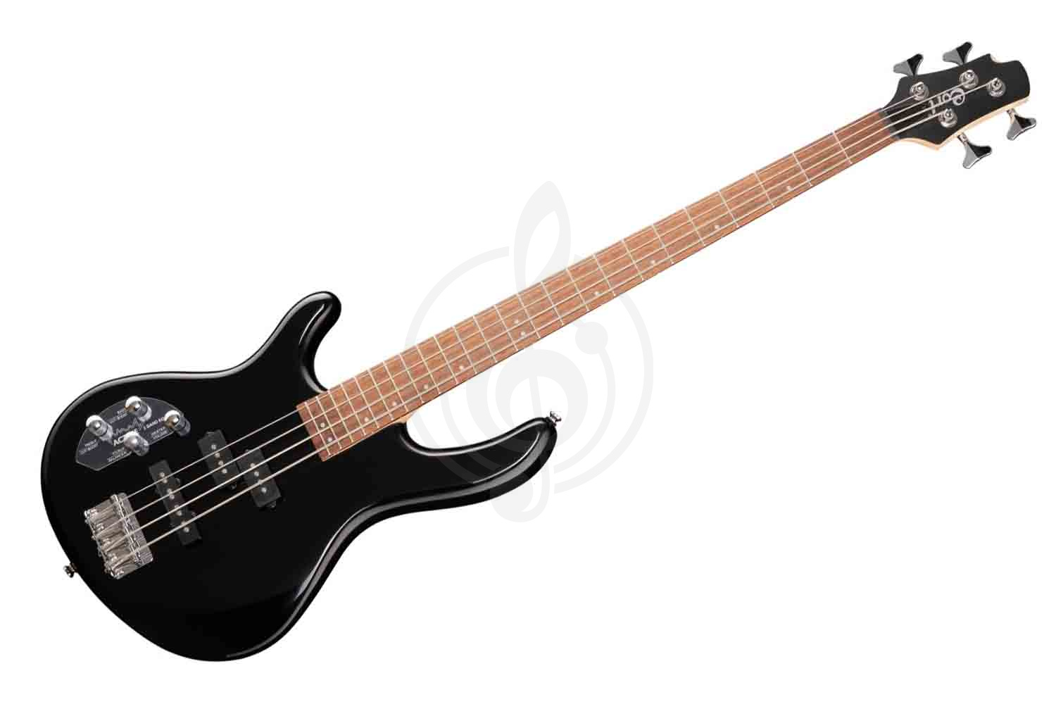 Бас-гитара Cort Action-Bass-Plus-WBAG-LH-BK Action Series - Бас-гитара, леворукая, черная, с чехлом, Cort Action-Bass-Plus-WBAG-LH в магазине DominantaMusic - фото 1