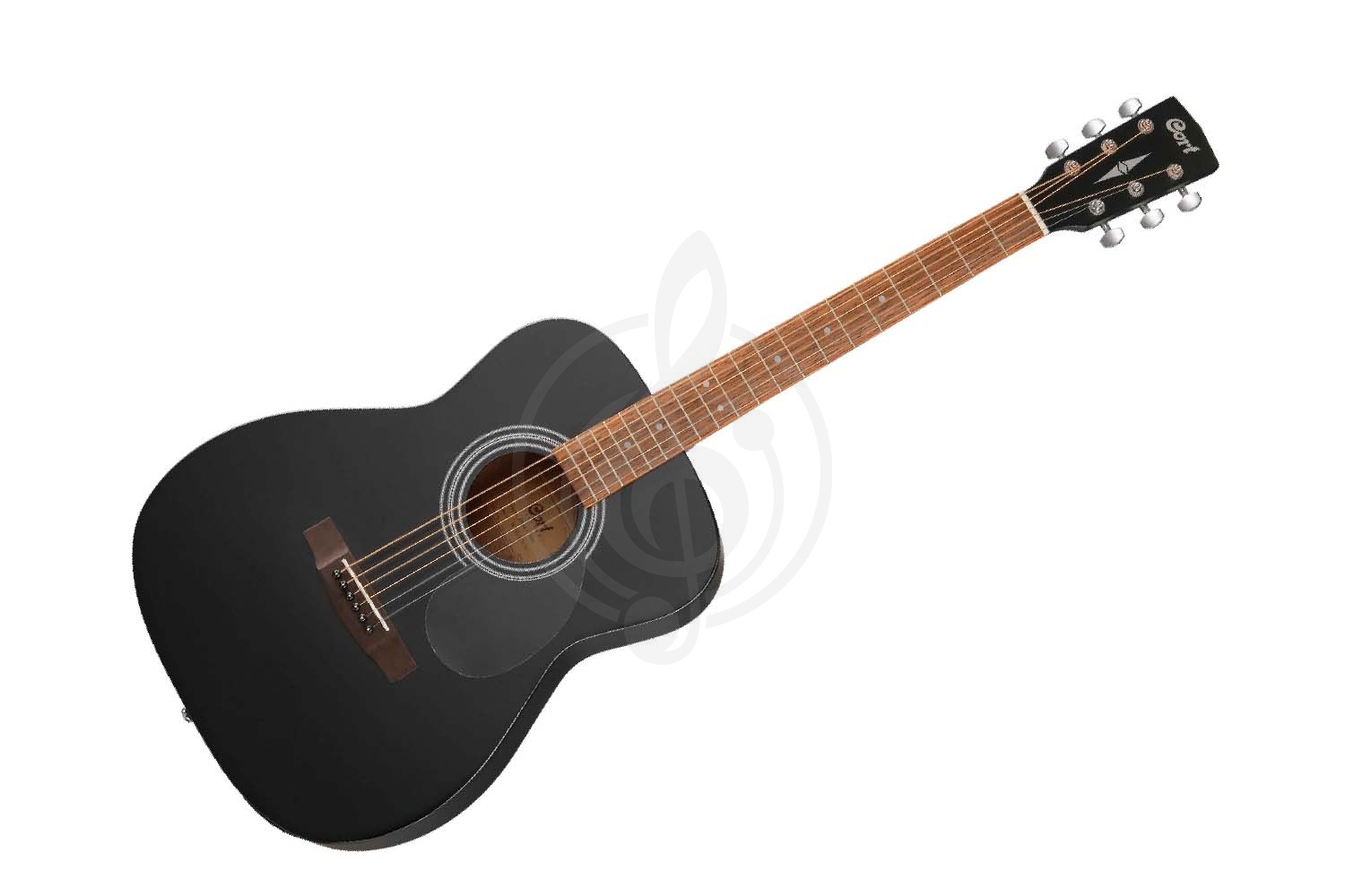 Электроакустическая гитара Cort AF510E-BKS-WBAG Standard Series - Электроакустическая гитара, Cort AF510E-BKS-WBAG Standard Series в магазине DominantaMusic - фото 1