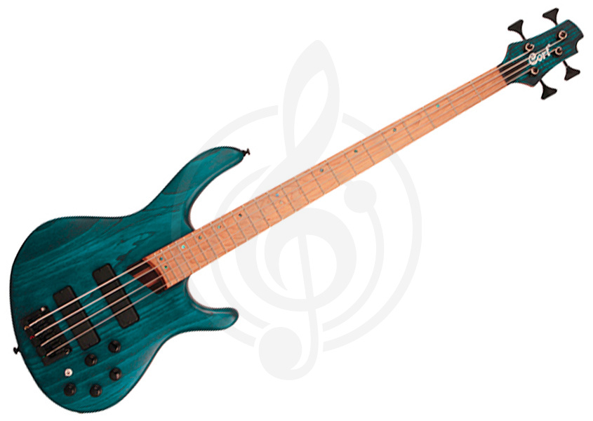 Бас-гитара Cort B4-Plus-ASRM-OPAB Artisan Series - Бас-гитара, синяя, Cort B4-Plus-ASRM-OPAB в магазине DominantaMusic - фото 1