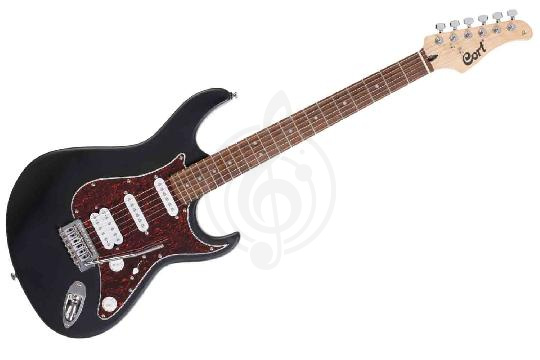 Электрогитара Stratocaster Cort G110-OPBK G Series - Электрогитара, черная, Cort G110-OPBK в магазине DominantaMusic - фото 1