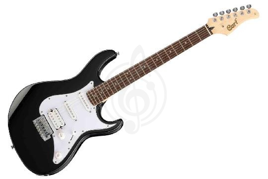 Электрогитара Stratocaster Cort G200-BLK G Series - Электрогитара, черная, Cort G200-BLK в магазине DominantaMusic - фото 1